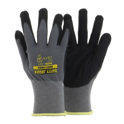 SAFETY JOGGER ALLFLEX Nitrile Foam Nitrile Coated Palm & Nylon Liner Gloves ANTI-CUT LEVEL 1